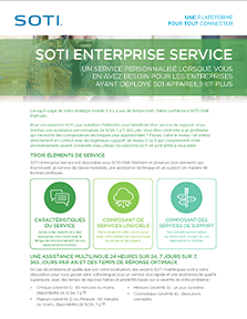 Download the SOTI Enterprise Service brochure